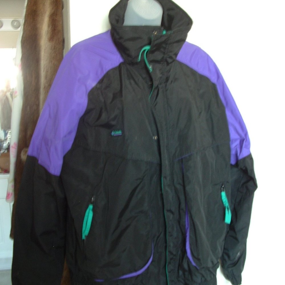 Columbia Jacket Shell Powder Keg Vintage 90s